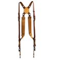 thumbnail image 1 of Camera Strap Leather Double Shoulder Leather Harness Strap Photography Gear for DSLR/SLR Camera (Br, 1 of 5