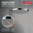 thumbnail image 3 of Delta 52160-25 Universal Showering 12" Round 2.5 GPM Single Function Rain Shower Head -, 3 of 6