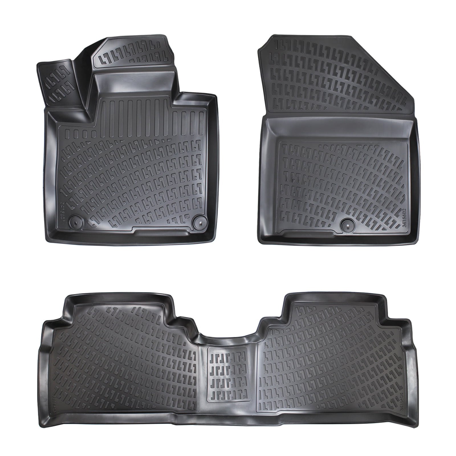 Croc Liner Floor Mats Front and Rear All Weather Custom Fit Floor Liner