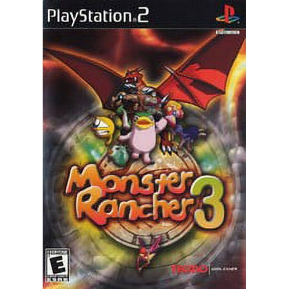 Restored Monster Rancher 3 (Playstation 2, 2001) Simulation Game (Refurbished)