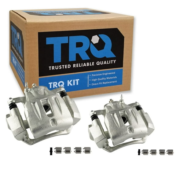 TRQ Front Brake Caliper Set Compatible with 2006 Lexus RX400h 2001-2007 Toyota Highlander
