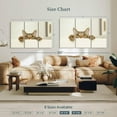 thumbnail image 4 of Elephant Stock Peeking Young Cat Wall Art - Horizontal Multi Panel Canvas - Living Room Wall Decor - Animal Multi Panel - Beige And Brown Decor - 50" x 32", 4 of 8