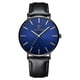thumbnail image 2 of Reloj de cuarzo para hombre, relojes para hombre, reloj fino de moda para hombre, correa de cuero fina, reloj de cuarzo de acero inoxidable A, 2 of 3