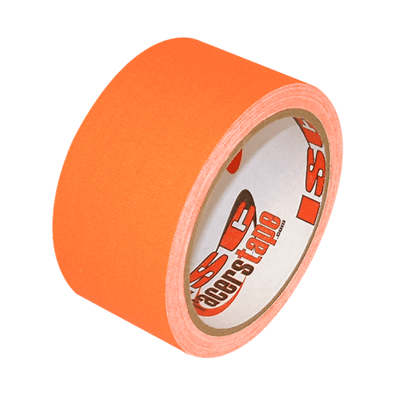 ISC Neon Dull-Finish Racer's Tape: 2 in x 30 ft. (Fluorescent Orange)