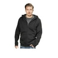 thumbnail image 2 of Build Your Brand Mens Plain Full Zip Hoodie, 2 of 3