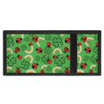 thumbnail image 4 of FUIALDOLG St. Patrick's Teen Trifold Wallet Featuring Ladybug Clover Rainbow, Waterproof Polyester Wallet for Outdoor Sports, 4 of 6