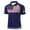 Dark Blue-N1, variant on American Flag Polo Shirt for Men 250th America Anniversary 4th Of July Polo Shirts Short Sleeve American Flag Graphic Polo T-Shirts Button Down Independence Day Patriotic Shirts,Gray 2XL
