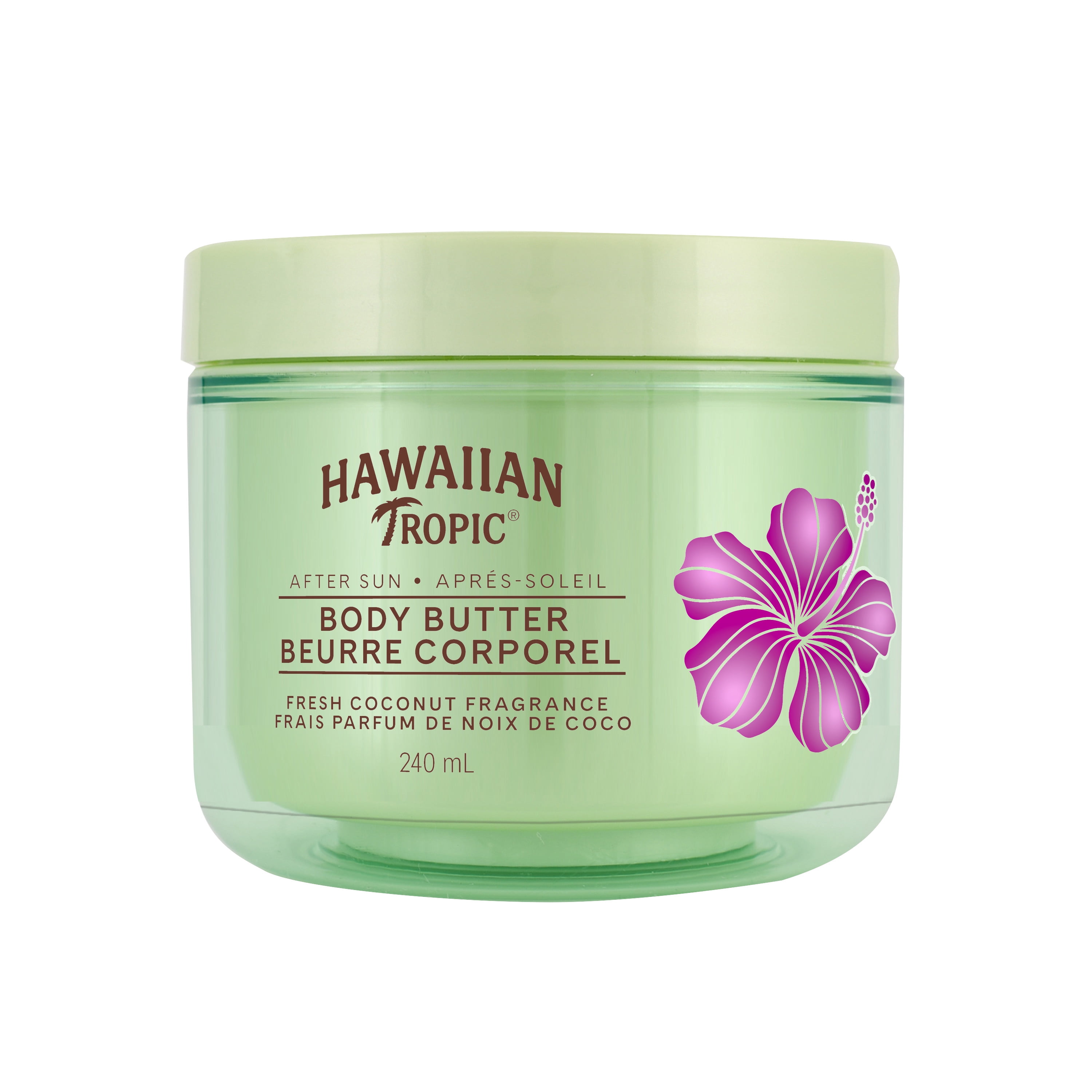 Hawaiian Tropic After Sun Lotion Moisturizer and Hydrating Body Butter with Coconut Oil, 8 Ounce