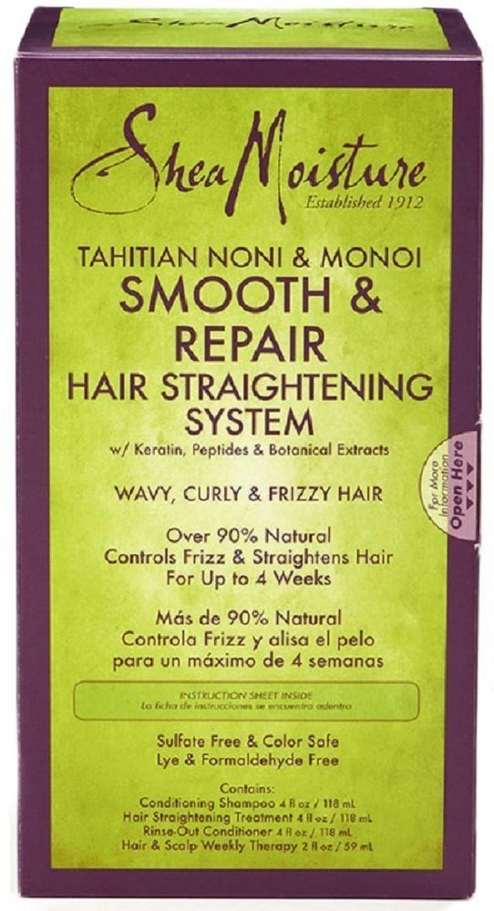 shea moisture straightening