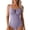 Purple Womens One-Piece Swimsuits, variant on BSDJILFG Push Up Swimsuits for Women Backless Cutout Swimwear Ribbed Knit Ruched Bodysuit Bathing Suit