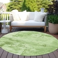 thumbnail image 6 of Addison Rugs Chantille Indoor/Outdoor Transitional Abstract Green Washable Round Rug, 8' x 8', 6 of 6