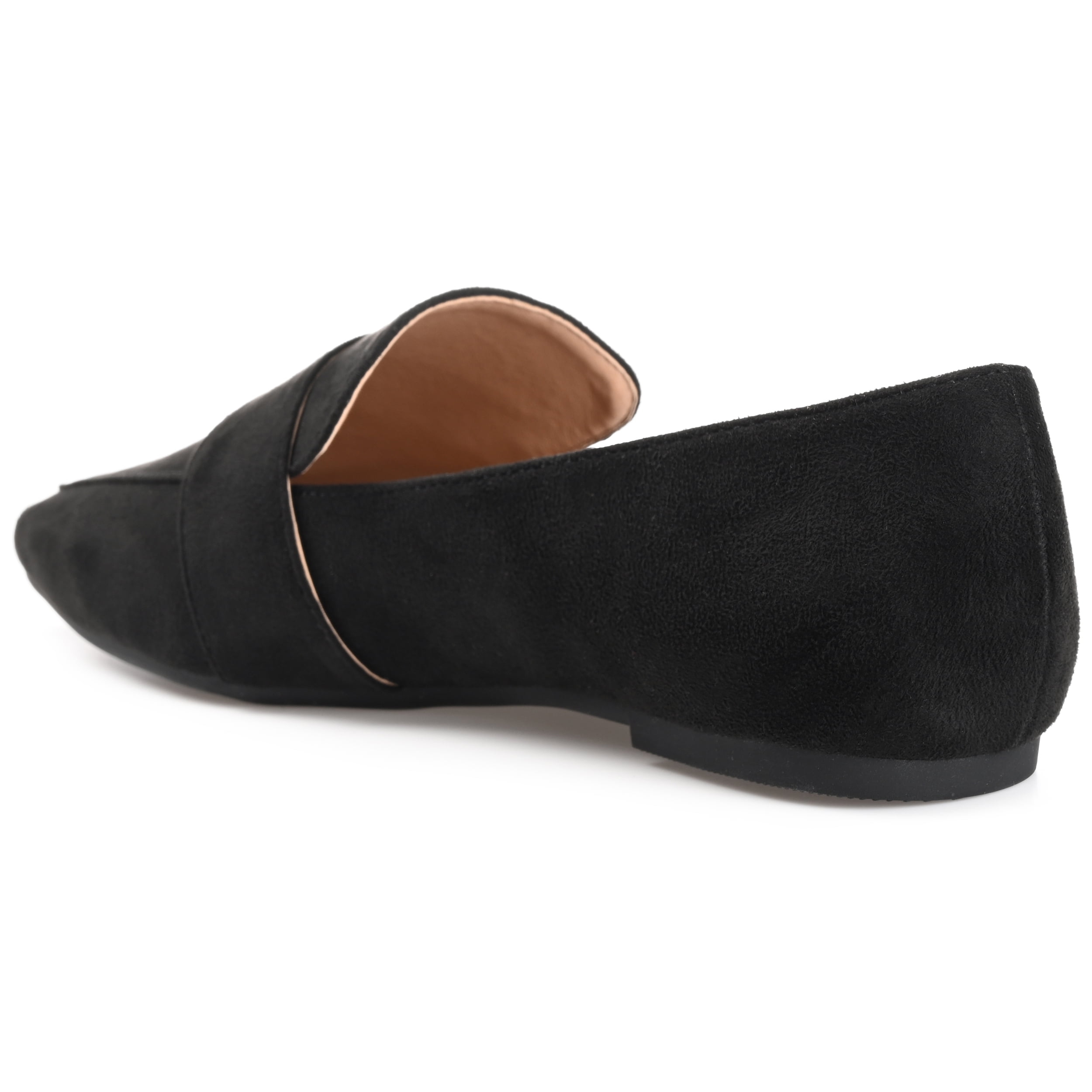 Journee Womens Benntly Slip On Square Toe Loafer Flats