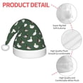 thumbnail image 6 of Cauagu Colorful Mallard Duck Pattern Christmas Hat for Kids,Xmas Holiday Hat Santa Hat for Boys & Girls Festive Headwear Accessories for Christmas/New Year/Holiday, 6 of 6