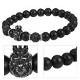 thumbnail image 4 of Pulsera Con Cuentas De Piedra Y Aleación, Elegante Pulsera Con Dijes, Para Suministros De Moda Accesorios De Moda Pulsera Para Hombres Accesorios Para Hombres ZAQW Bead Bracelet, 4 of 8