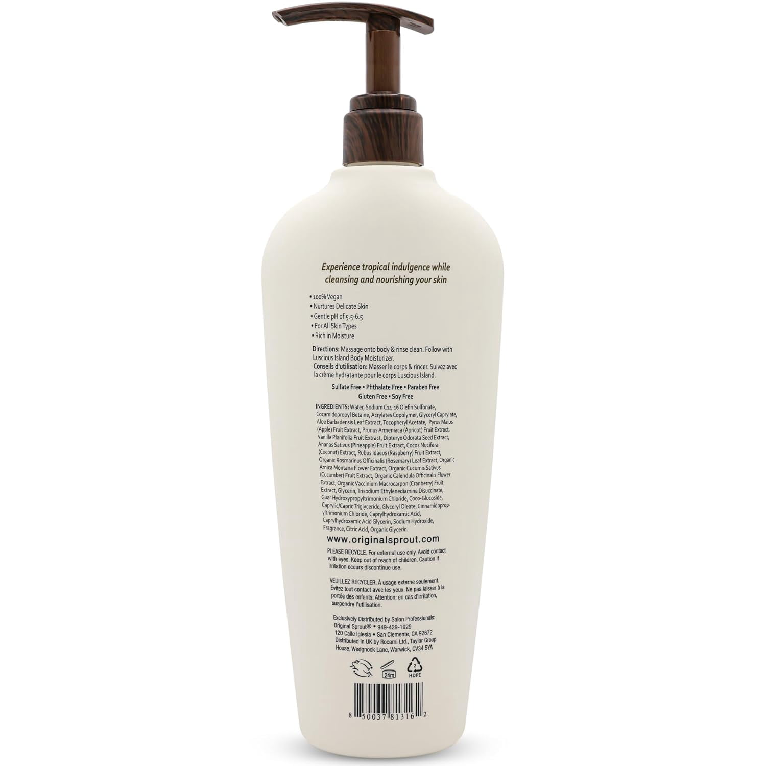 Island Bliss Body Wash 24oz