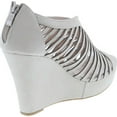 thumbnail image 5 of Top Moda Womens Denver-1 Gladiator Wedge Heel Sandals, 5 of 7