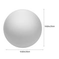 thumbnail image 2 of Raindrops DIY White Foam Ball Smooth Round Shaped Foam Craft Making Hollow Foam Ball Crafts, 2 of 8
