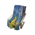 thumbnail image 4 of Rubber Duck Soft Flannel Fleece Throw Blanket, Dog Sunglasses on Surfboard at Ocean Shore Fun Summer Season Theme, Cozy Plush for Indoor and Outdoor Use, 70" x 90", Multicolor, by Ambesonne, 4 of 6