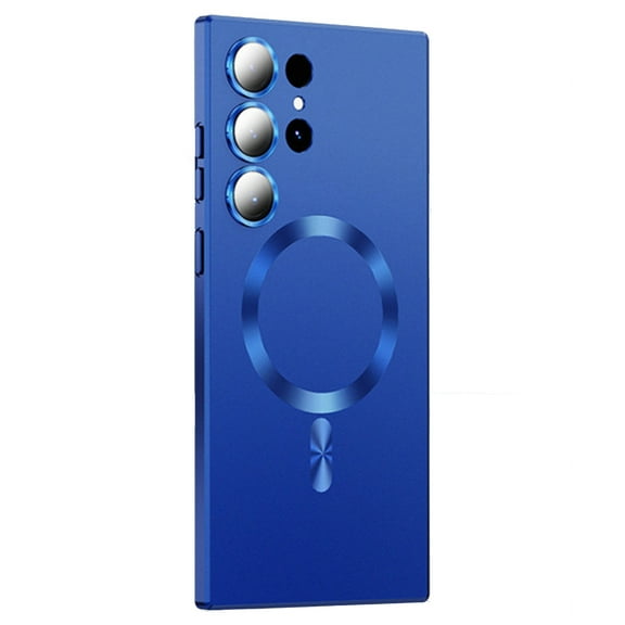 Jiahe Cover for Samsung Galaxy S22, Compatible with MagSafe Case,Lightweight Shockproof Liquid Silicone Rubber Lens Protector TPU Slim Case Cover, navy