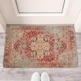 thumbnail image 2 of Bohemian Orange Carpet Welcome Doormat for Indoor/Outdoor Entrance Bohemian Orange Carpet Decoration Door Mat Kitchen Door Mat Bedroom Doormat 17x30 Inch, 2 of 6