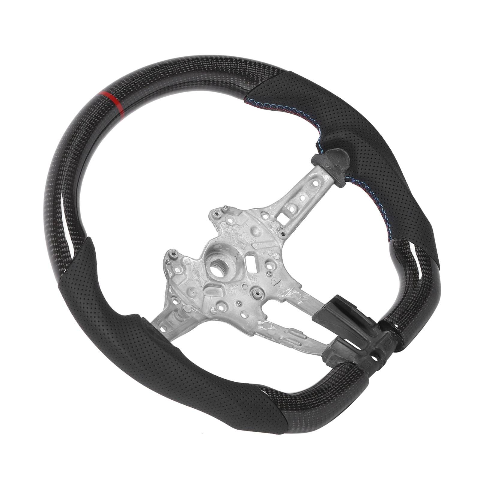 Nappa Flat Bottom Replacement Custom Carbon Fiber Steering Wheel