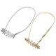 thumbnail image 3 of 2 Pcs Elastic Belt Women Satin Sash Belt Bridal Waist Belt Waist Belts Women Metal Belts, 3 of 3