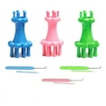 Spool Crochet Loom Mini Knitter Knitting Yarn Wool Rope Needle DIY Hook