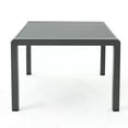 thumbnail image 4 of Cape Coral Outdoor Aluminum Coffee Table with Tempered Glass Table Top Table, 4 of 8
