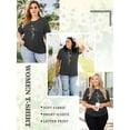 thumbnail image 6 of Chulianyouhuo Faith Women Plus Shirt Graphic Christian Casual Vintage Tshirt Short Sleeve Summer Oversized Tee Tops, 6 of 7