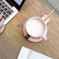 thumbnail image 3 of Intelligent Constant Temperature Heating Coaster, Insulated Water Cup Base, Desk Warmer Heating Pad, 3 of 5