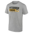 thumbnail image 2 of Men's Heathered Gray Pittsburgh Penguins Jet Speed T-Shirt, 2 of 4