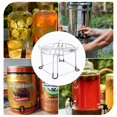 thumbnail image 7 of XD4-Water Filter Stand Compatible with Berkey Big, Royal and Travel System, 9'' Diameter 6'' Tall Countertop Stainless Steel Stand with Hooks for Most Medium Gravity Fed Water Coolers*04, 7 of 7