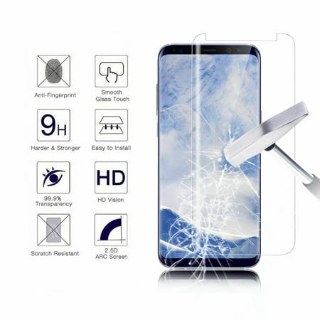 [1-Pack] Galaxy S9 Plus Screen Protector, Njjex 9H Hardness Scratch Resistant Anti-Fingerprint Bubble Free Install Tempered Glass Screen Protector For Samsung Galaxy S9 Plus