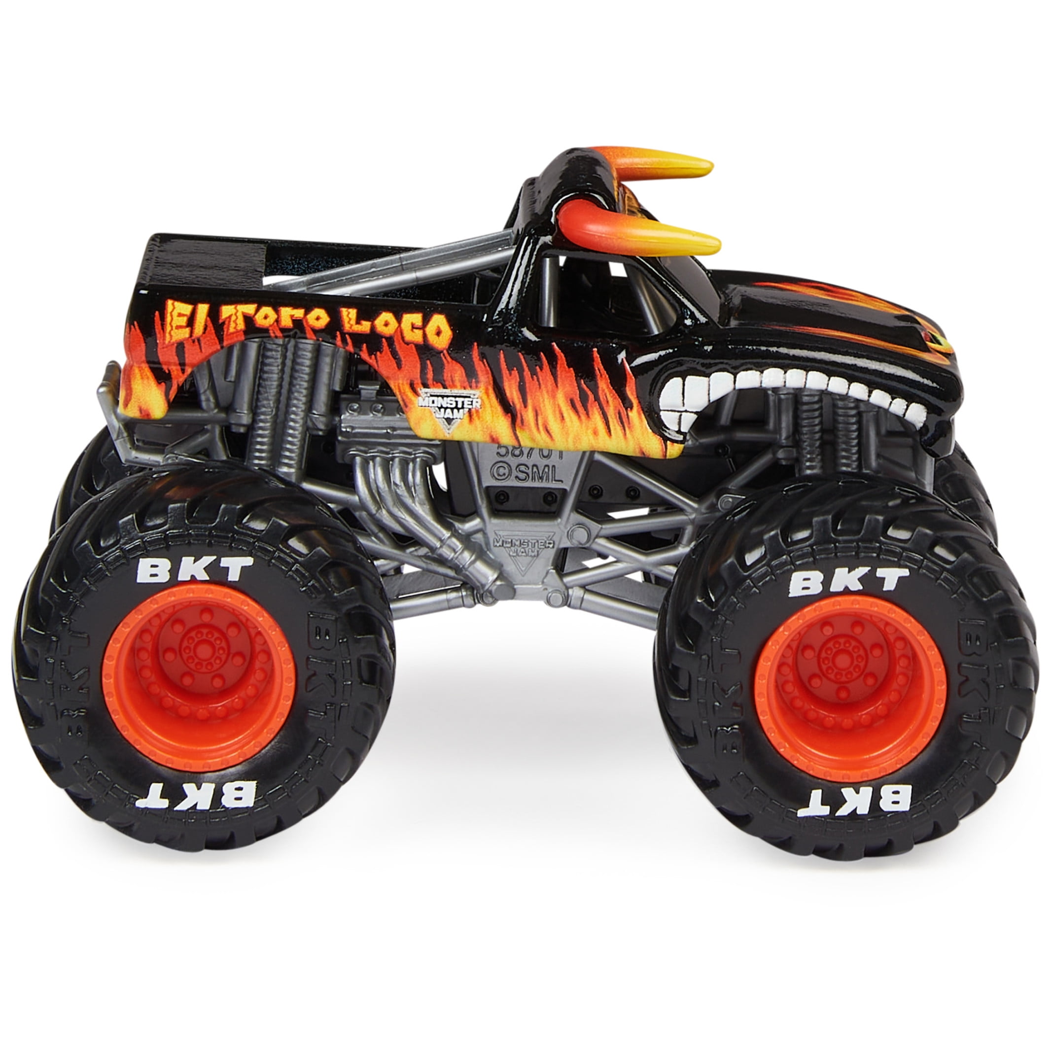 Monster Jam El Toro Loco - 1:64 Scale Monster Trucks, Girl and Boy Toys