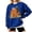 5-Blue, variant on Sweatshirt for Women Spooky Season Sweatshirt Halloween Crewneck Sweatshirt Graphic Lightweight Pullover Tops Fall Sweatshirt