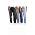 thumbnail image 2 of CLLC Men's Regular Fit Denim Jeans - Dark Blue - Waist 34 Inseam 32, 2 of 2