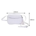thumbnail image 3 of Bolso de hombro con borlas para mujer Bolsos cruzados casuales Cuero de PU para el trabajo (Blanco), 3 of 8