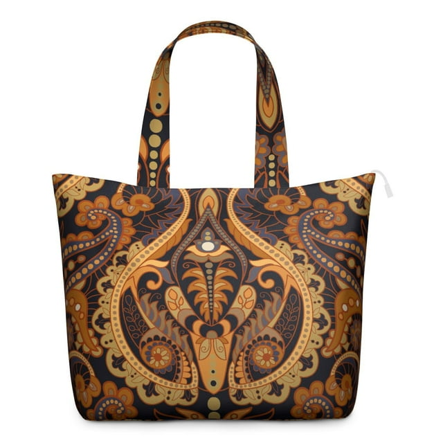 Chic Paisley Pattern Vintage Shoulder Bag - Perfect for Women Travelers & Moms