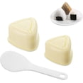 thumbnail image 1 of Triangle Onigiri Maker Mould with Rice Spoon, Three Piece Set, Sushi Tools,Non-Stick, 1 of 5