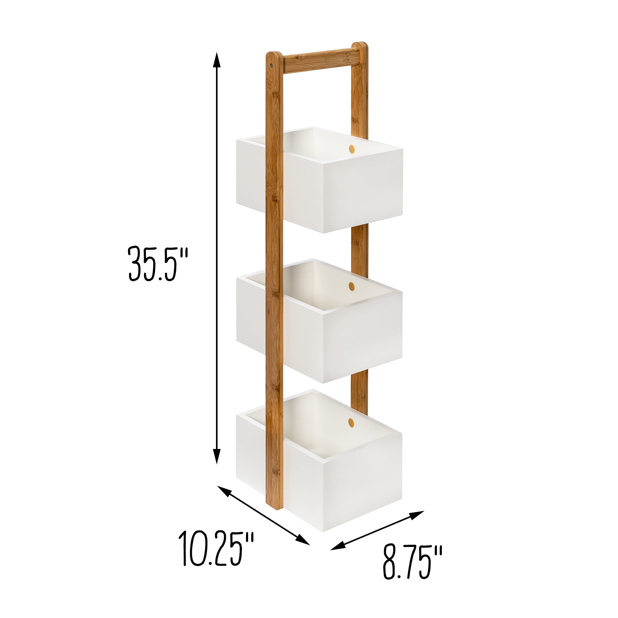 bathroom storage caddy white