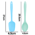 thumbnail image 2 of Juego de mini utensilios de cocina de 2 piezas: utensilios de cocina de silicona con espátulas Namotu CPB-US-YYM903-4, 2 of 5