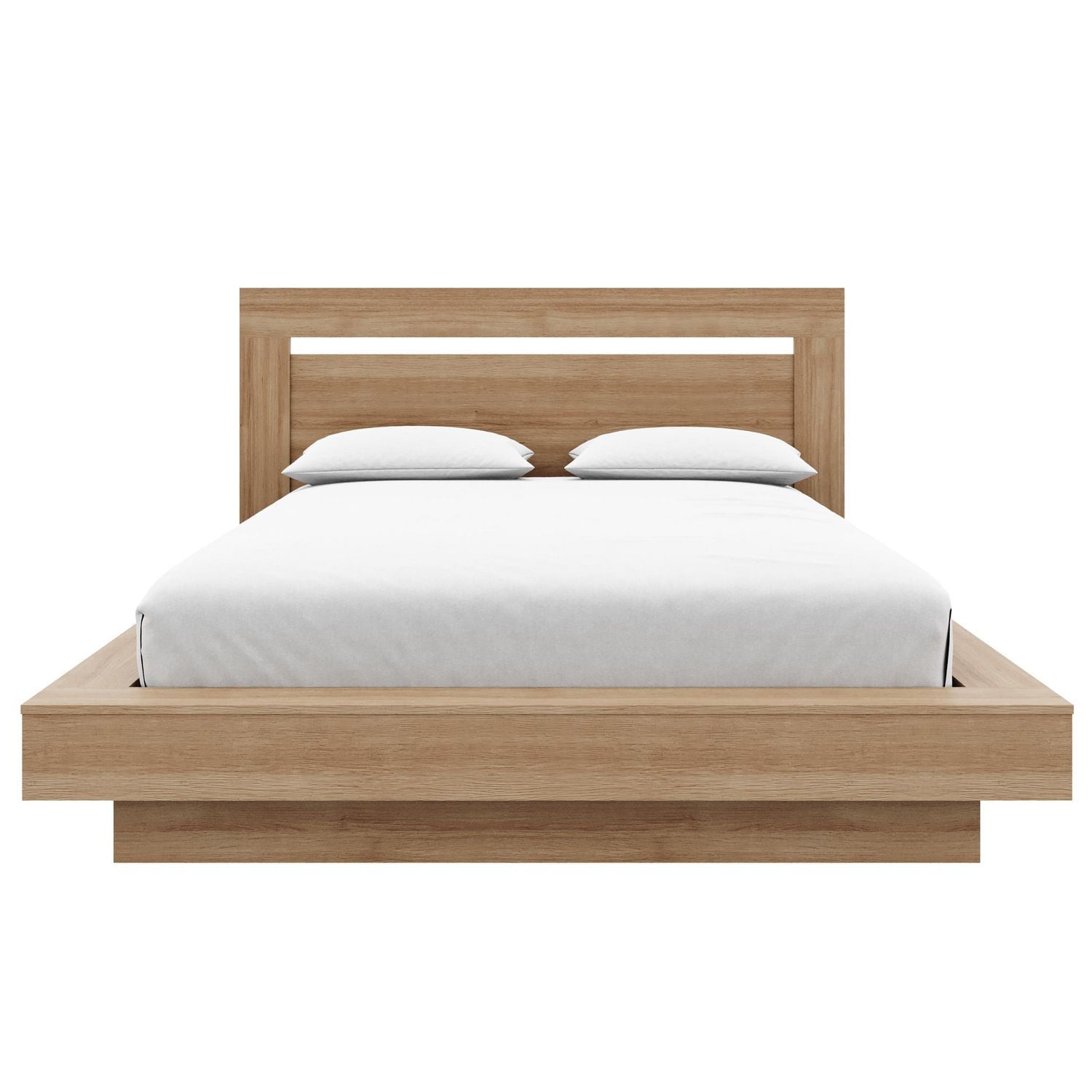 Lit plateforme Queen Size Byron avec tête de lit