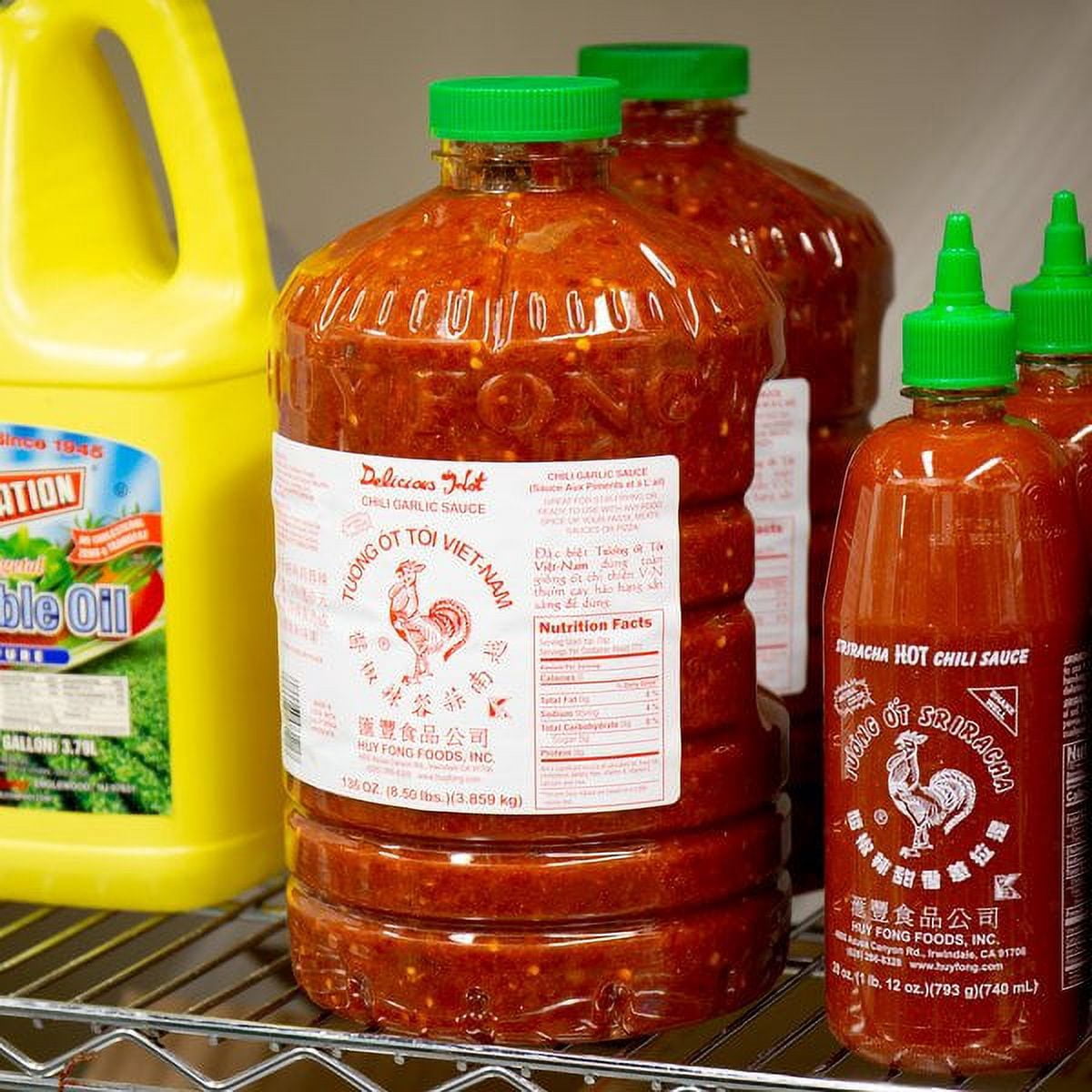 Huy Fong Chili Garlic Sauce 3-Pack 1 Gallon