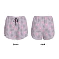 thumbnail image 5 of Lsque Flamingo Printed Women's Running Shorts with Liner Pockets,Elastic Quick Dry Workout Athletic Gym Yoga Shorts,Womens High Waist Shorts-X-Large, 5 of 9
