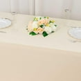 thumbnail image 6 of BalsaCircle 4 Feet Rectangular Spandex Fitted Elastic Stretchable Tablecloth Beige, 6 of 8