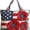 A03, variant on Floral American Flag Print Quilted Tote Patchwork Shoulder Bag Women Daily Handbag For Shopping 4th of July Decorations (A01)