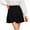 Black, variant on Summer Skirt Saving! Jerdar Women's Casual High Waist Solid Ruffled Elastic Waist Short Skirt White S