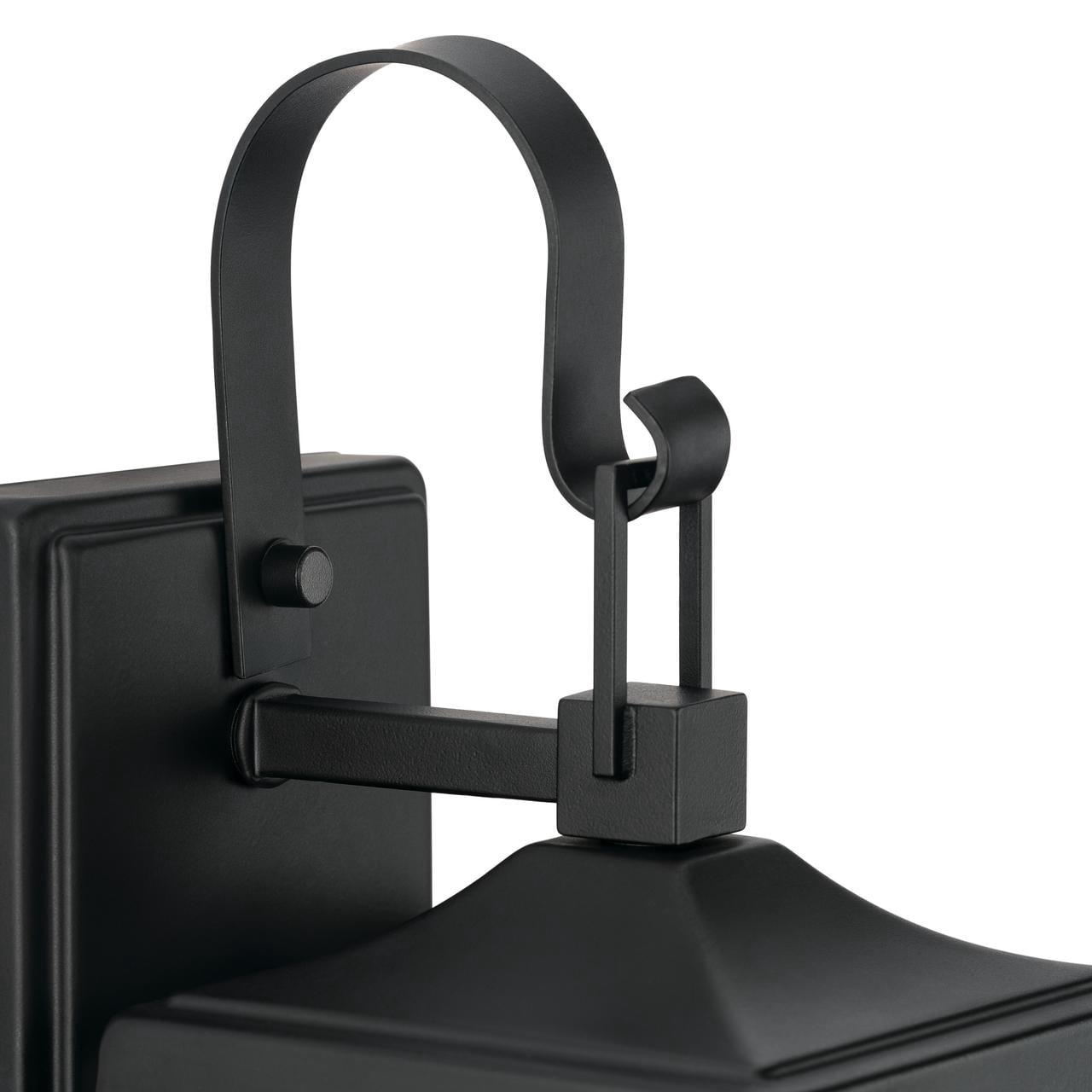 Better Homes & Gardens Matte Black Traditional One-Light Outdoor Wall Lantern
