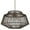Sable Rattan, variant on Hunter - Brookhollow 4-light Sable Rattan, Extra Large Pendant Light, Dimmable, Casual Style, Geometric Shaped, for Bedrooms, Dining, Living Rooms - 13219