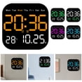thumbnail image 5 of LED Large Digital Wall Clock Remote Control Temperature Date Week Display Adjust, 5 of 8
